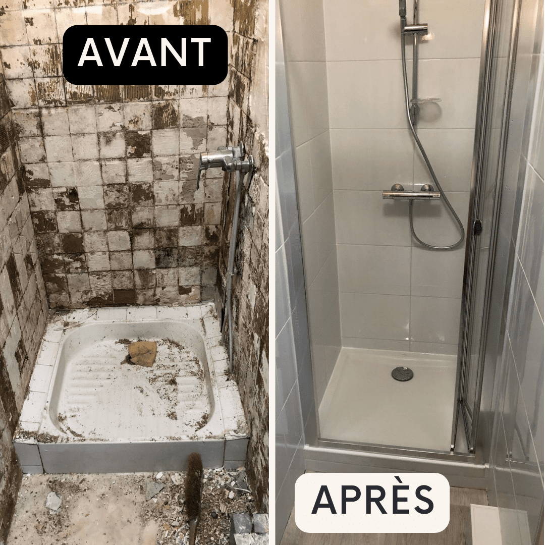 Rénovation Douche salle de bain