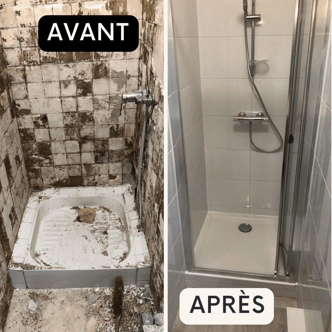 Rénovation Douche salle de bain